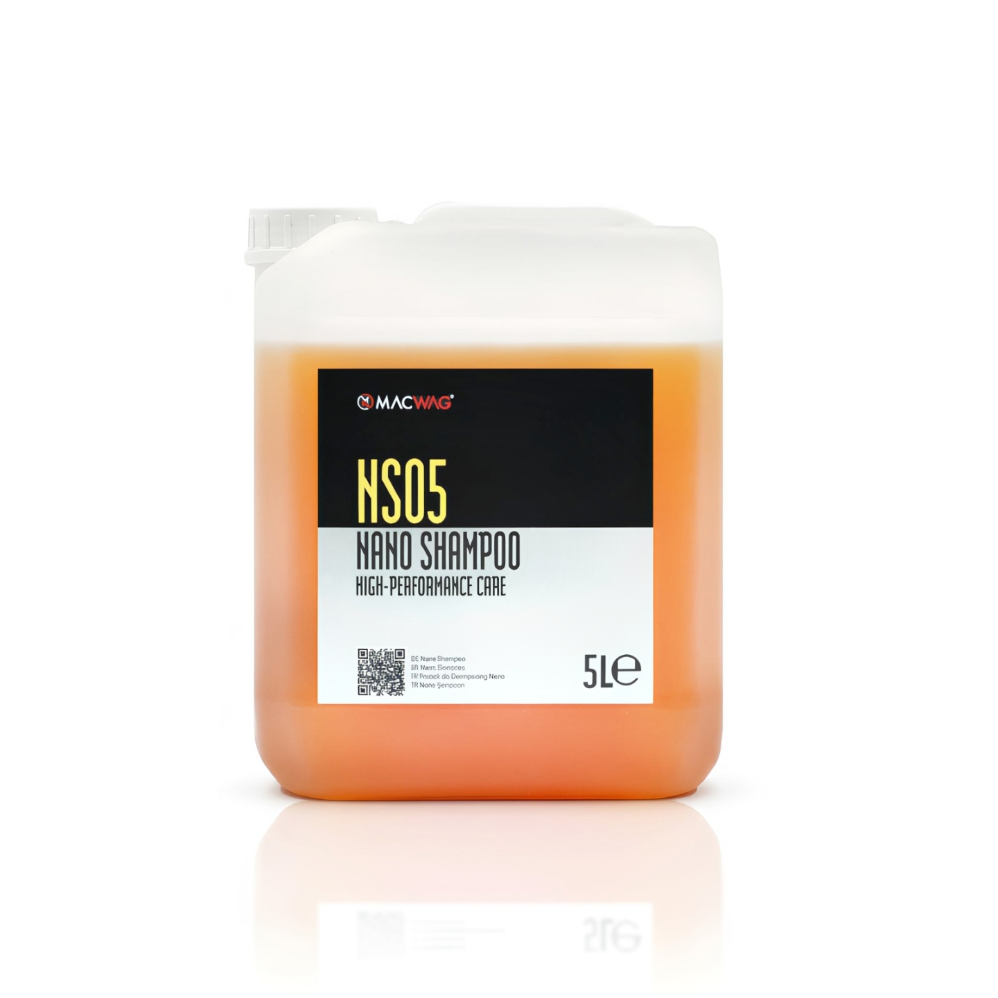 MacWag NS05 Nano Shampoo 5 lt Yüksek Parlaklık ve Koruma Etkili Nano Şampuan